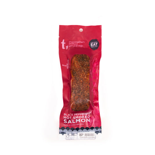 TSR Hot Smoked Salmon with Black Pepper 110 g