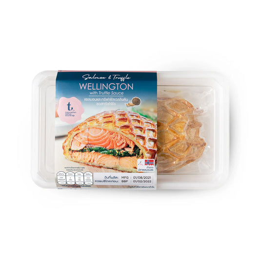 Frozen Baked Salmon Wellington with Truffle Sauce 770g