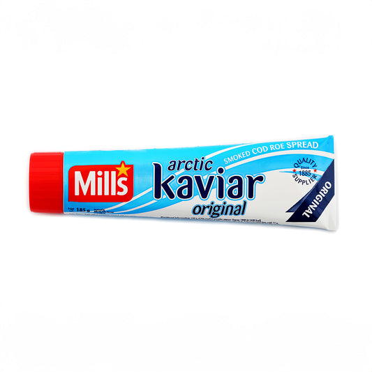 Mills Kaviar Original Norwegian Arctic Cod Smoked Roe Spread 185g (16tb/box)